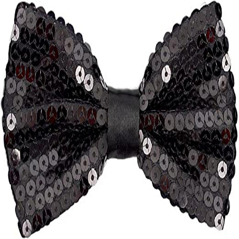Boxed Gifts Black 2.5 Men's  Sparkle Bow Ties Image
