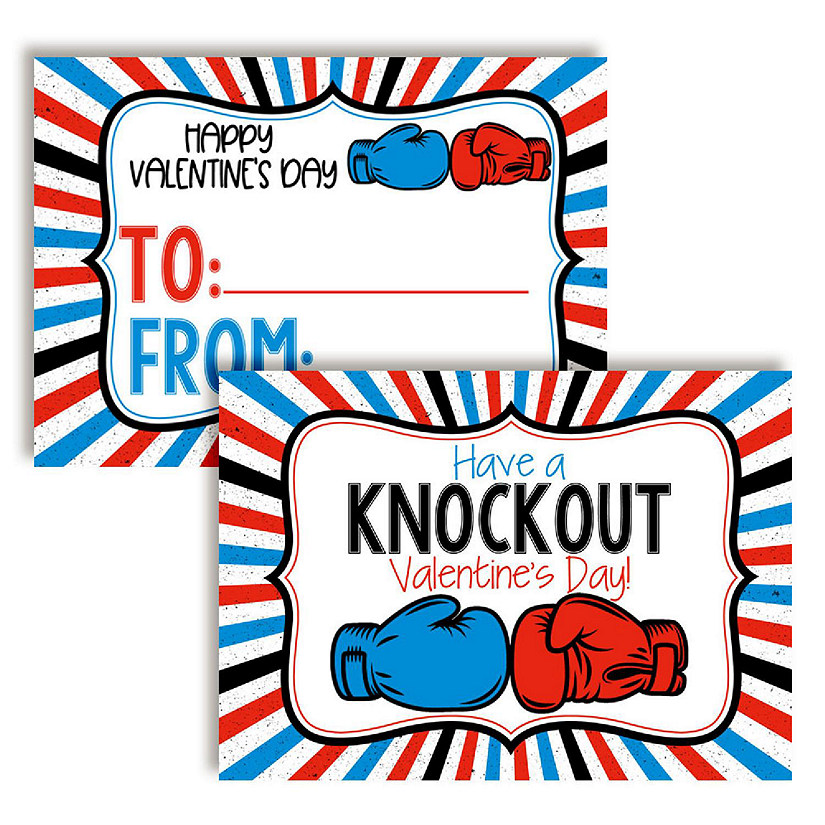 Boxing Classroom Valentines 30pc. by AmandaCreation Image