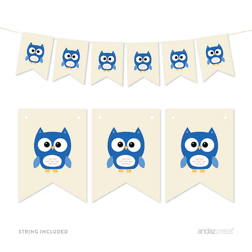 Boy Owl Banner - 4 x 5.5 Inch Image