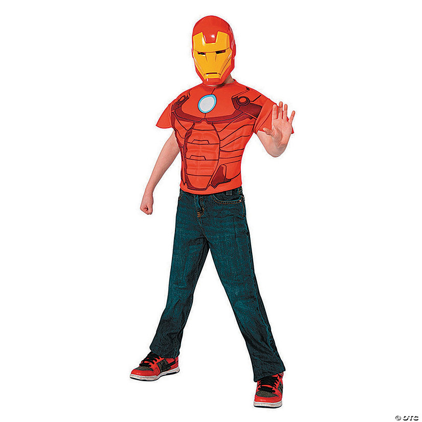 Boy&amp;#8217;s Iron Man&amp;#8482; Top Costume Image