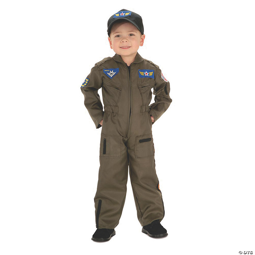 Boy's Air Force Fighter Pilot Costume - Medium Image