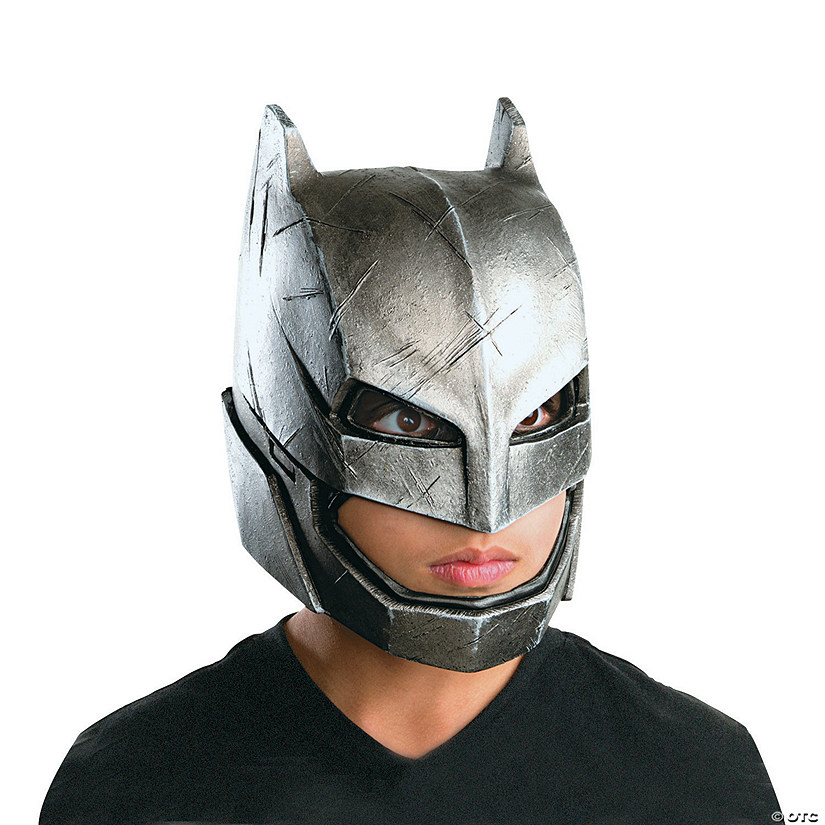 Boy's Armored 3/4 Batman Mask Image