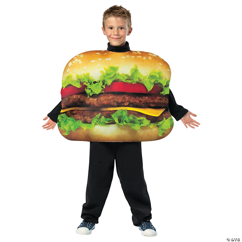 Boy's Cheeseburger Costume - Medium Image
