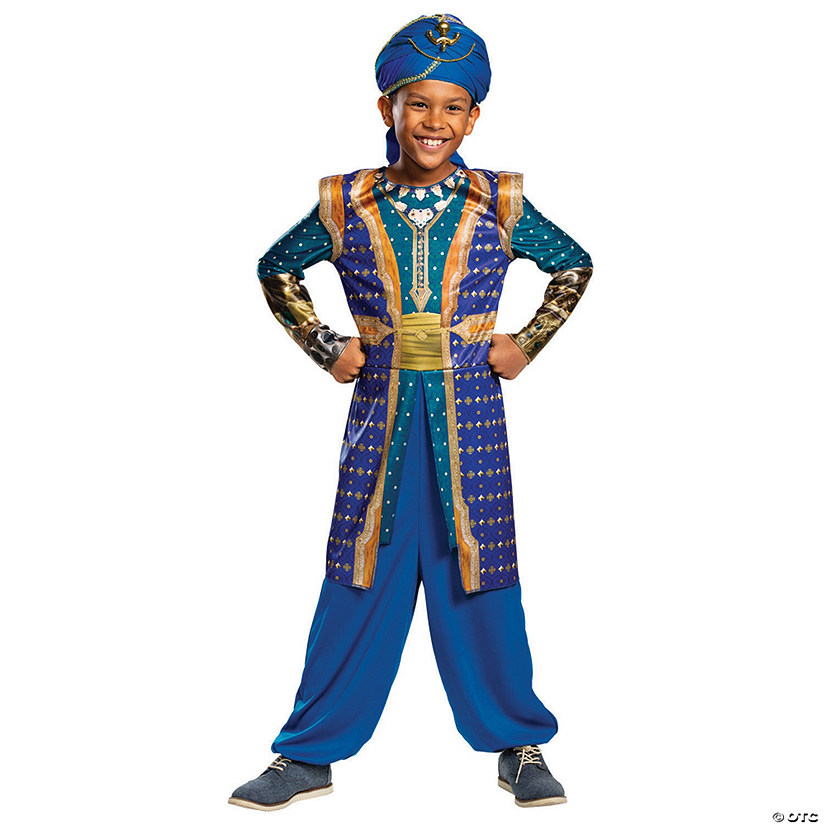 Boy's Classic Aladdin&#8482; Live Genie Costume Image