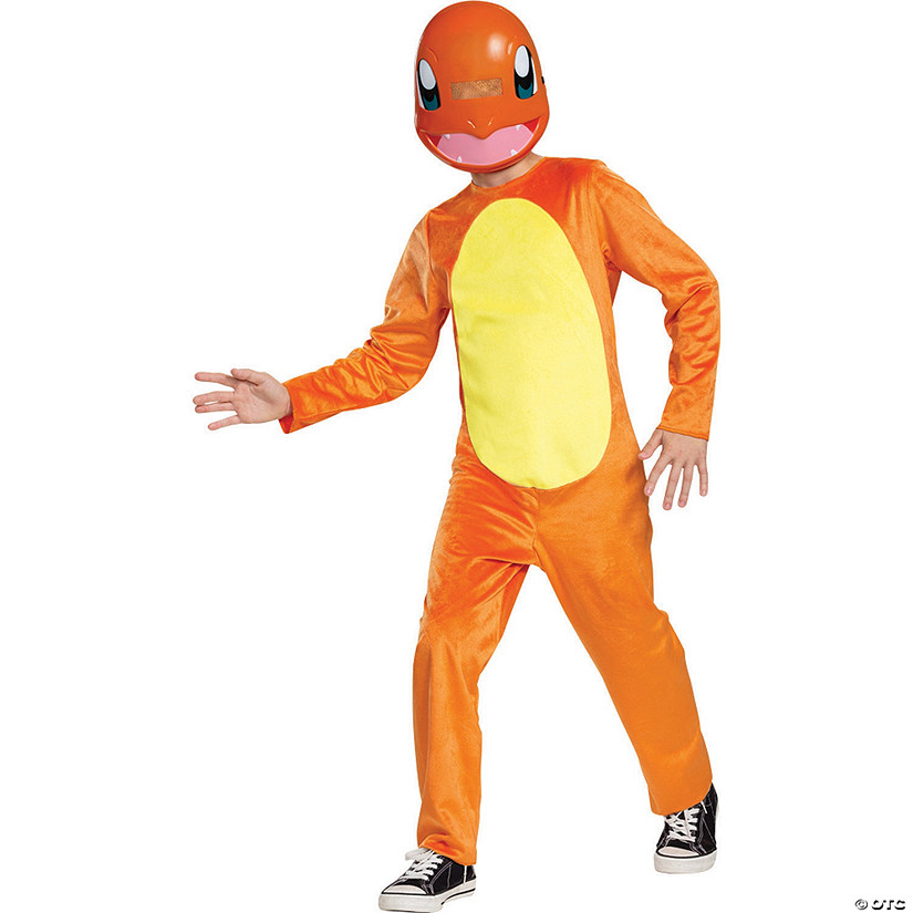 Boy's Classic Pokemon Charmander Costume Image