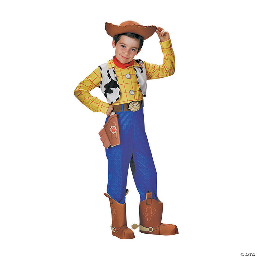 Boy's Deluxe Toy Story Woody Costume Image