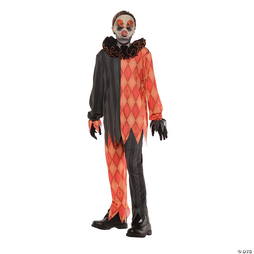 Boy's Evil Clown Costume Image