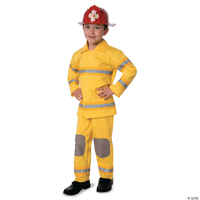 Boy's Firefighter Costume - Small Image