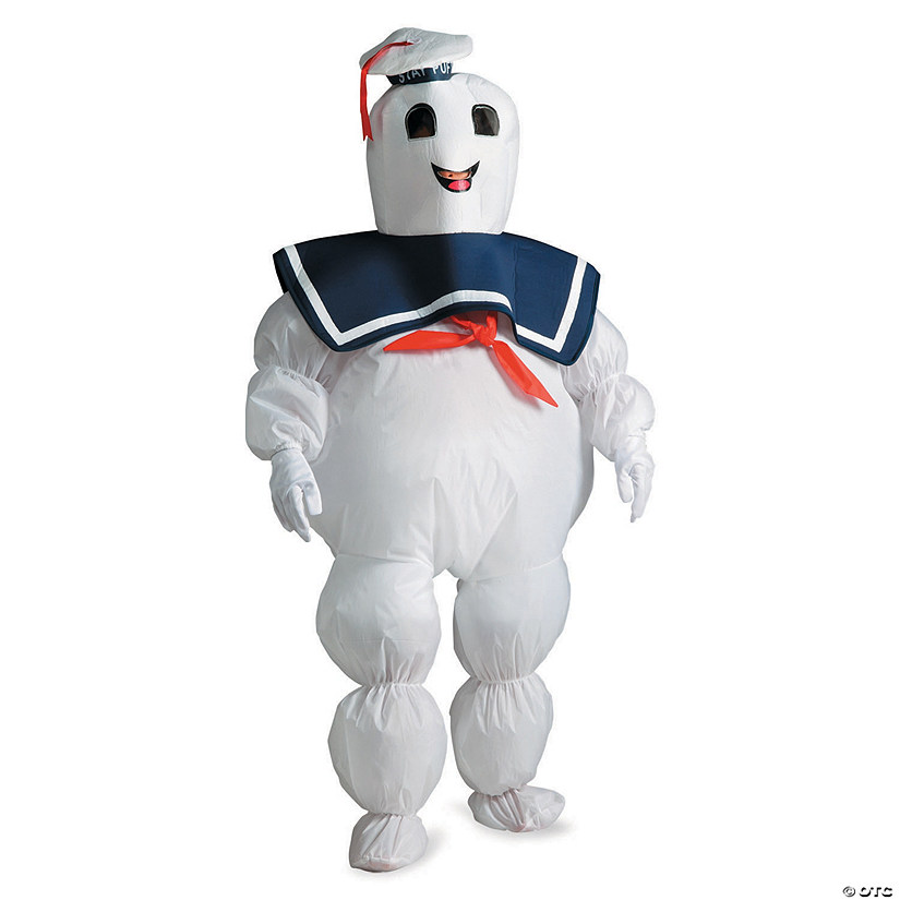 Boy's Inflatable Ghostbusters Stay Puft Costume Image
