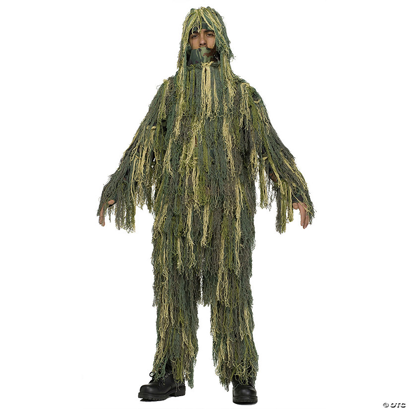 Boy's Jungle Camouflage Suit Costume Image