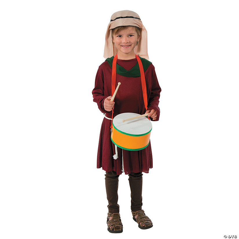 Boy's Little Drummer Costume Set Image