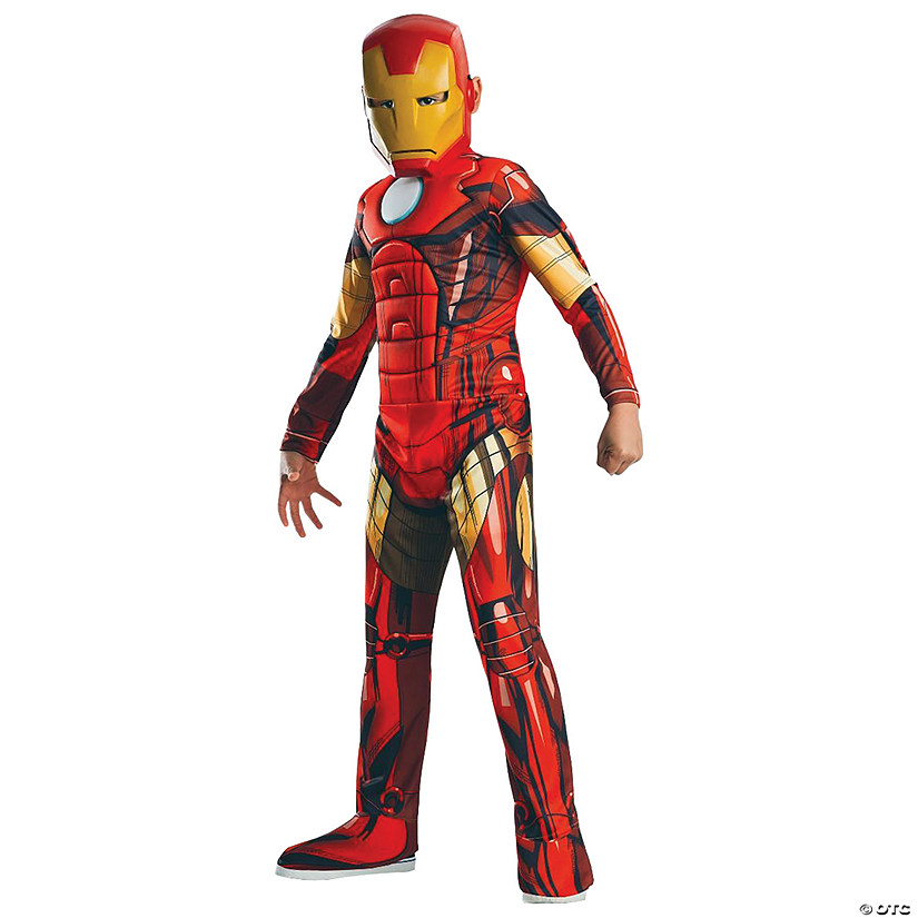 Boy's Marvel Avengers Assemble Iron Man Full-Body Jumpsuit Costume - Small 4-6 Image