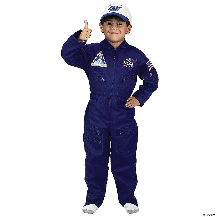 Boy's NASA Astronaut Flight Suit Costume Image