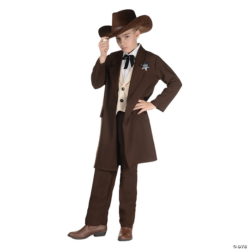 Boy's Old West Sheriff Costume Image