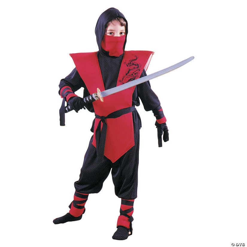 Boy's Red Ninja Costume | Oriental Trading
