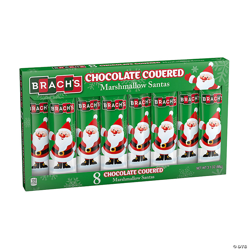Brach’s ® Chocolate Covered Marshmallow Santas 8 Pc. Discontinued