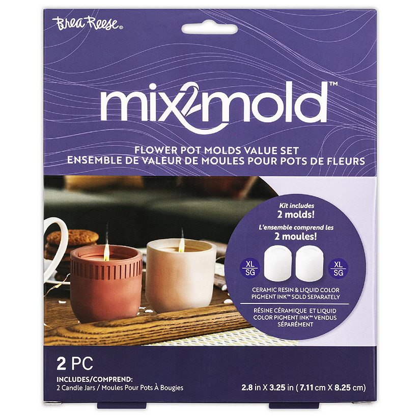 Brea Reese Mix2Mold: Molds Value Set - Candle Holder 2pc Image