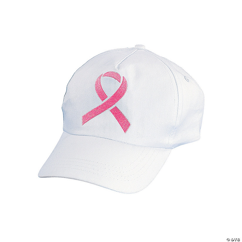 Breast Cancer Awareness Baseball Caps - 12 Pc. Image