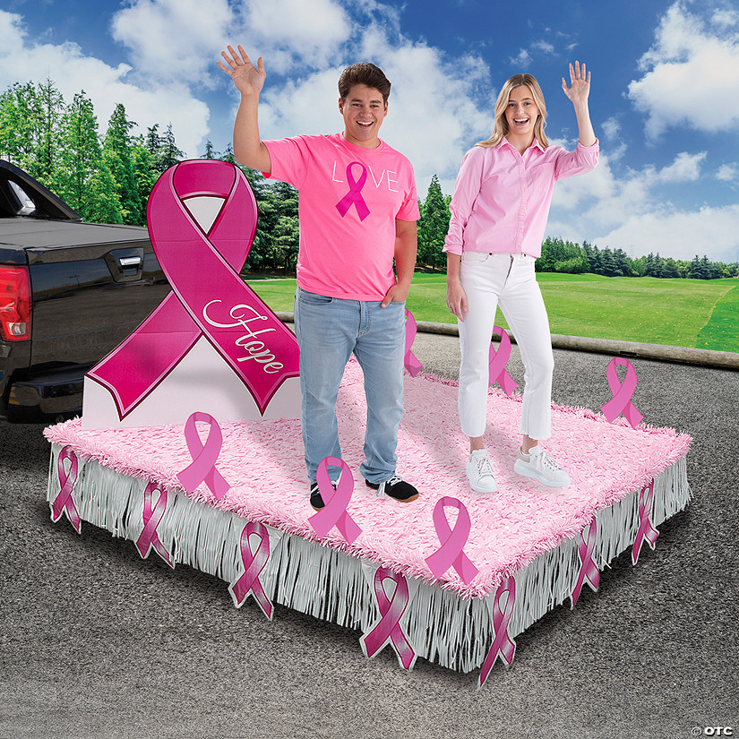 Breast Cancer Awareness Parade Float Decorating Kit - 16 Pc. Image