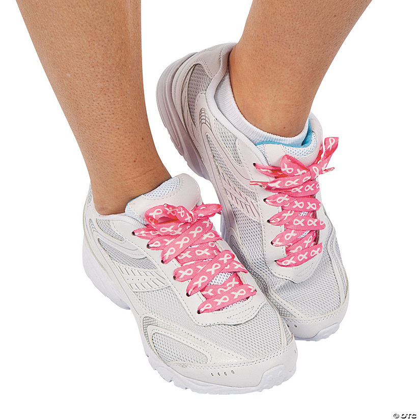 Breast Cancer Awareness Shoelaces - 6 Pair Image
