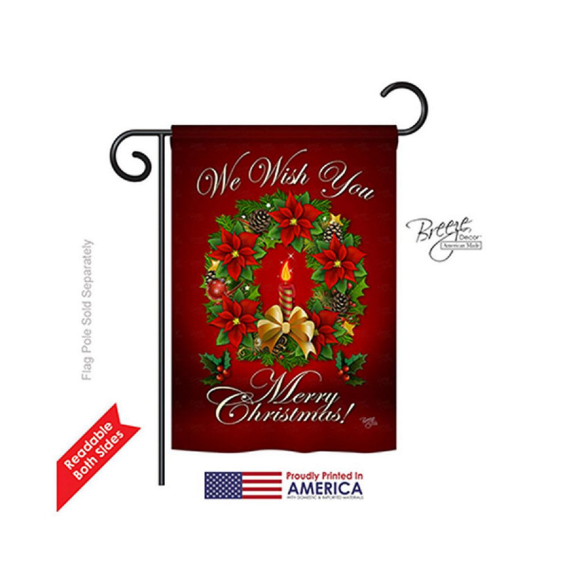 Breeze Decor Christmas We Wish You 2-Sid Image