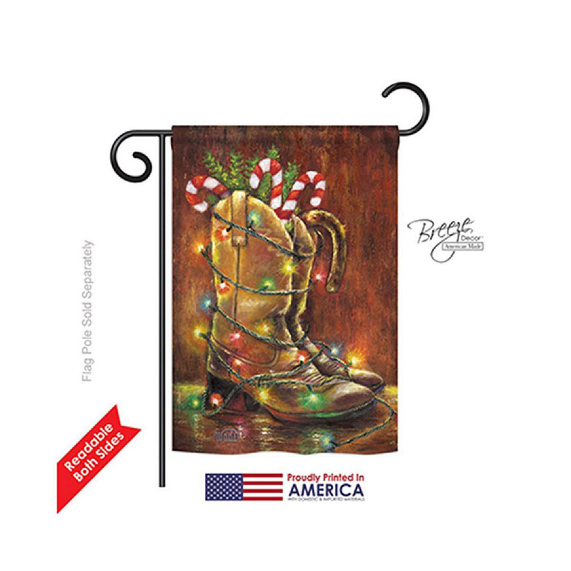 Breeze Decor Christmas Xmas Boots 2-Side Image