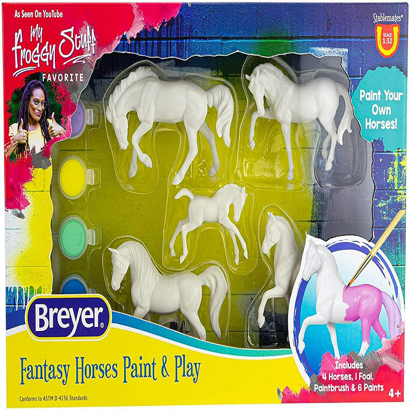 Breyer Fantasy Horses Paint & Play DIY Set  5 Model Horses Image