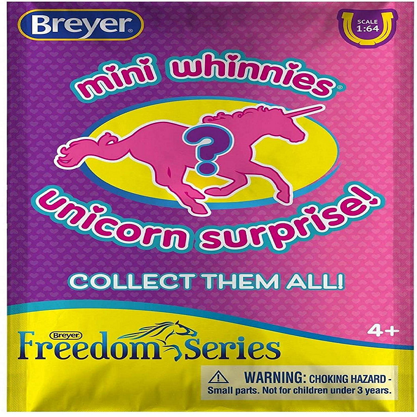 Breyer Mini Whinnies 1:64 Scale Unicorn Surprise  One Random Image