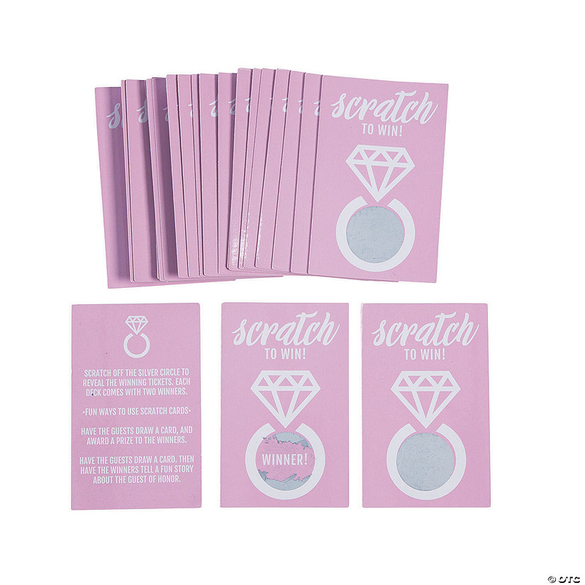 Bridal Scratch Off Card Game - 24 Pc. Image