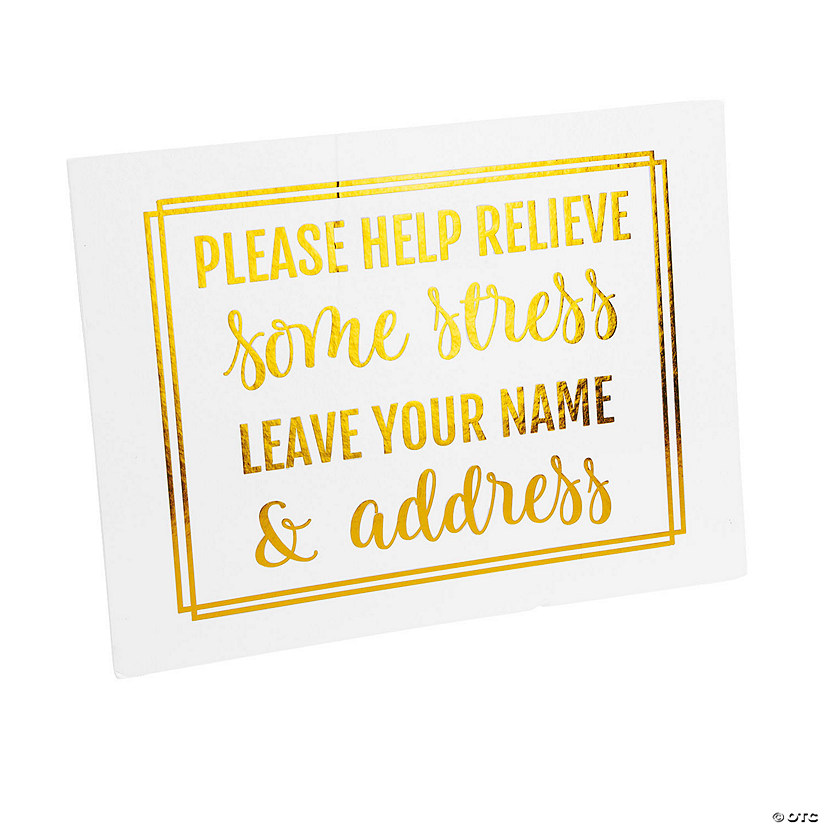 Bridal Shower Address Sign Image