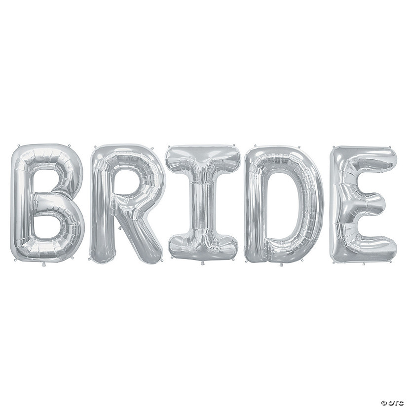 Bride 34" Mylar Balloon Kit &#8211; 5 Pc. Image