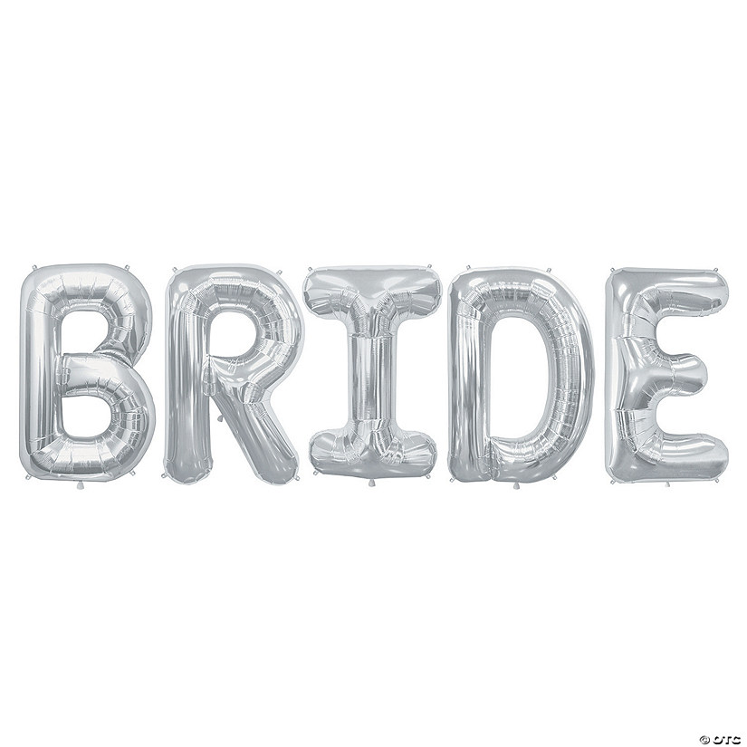 Bride 34" Mylar Balloon Kit &amp;#8211; 5 Pc. Image