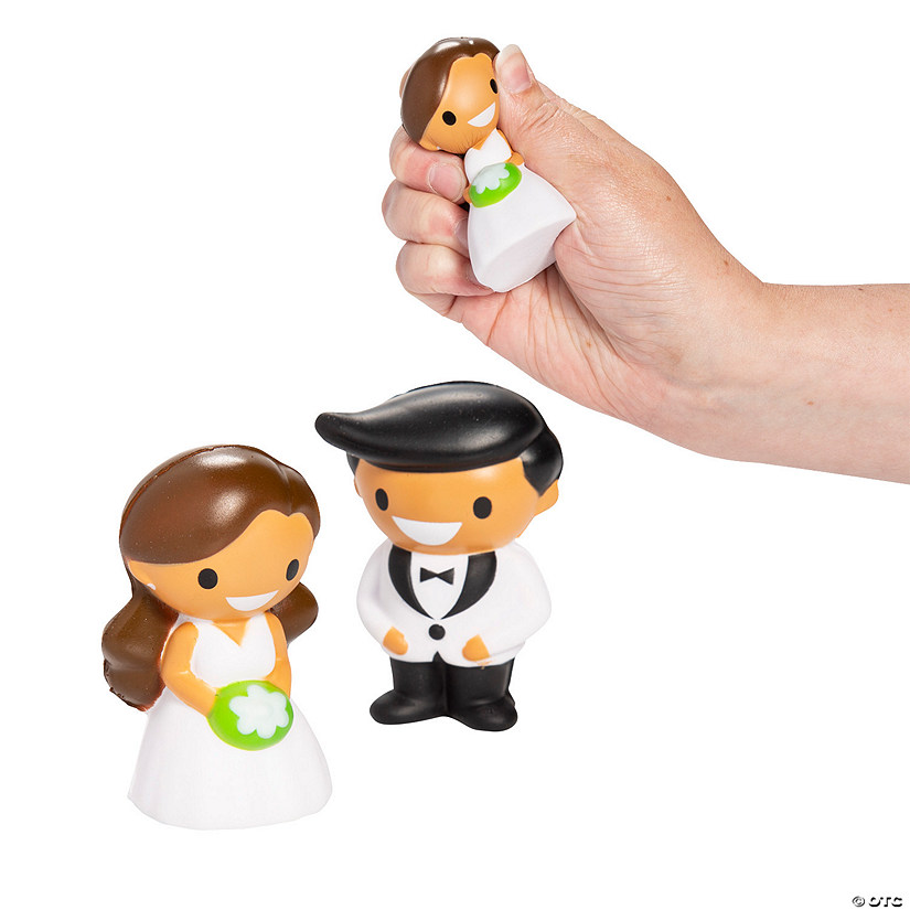 Bride & Groom Stress Toys - 12 Pc. Image
