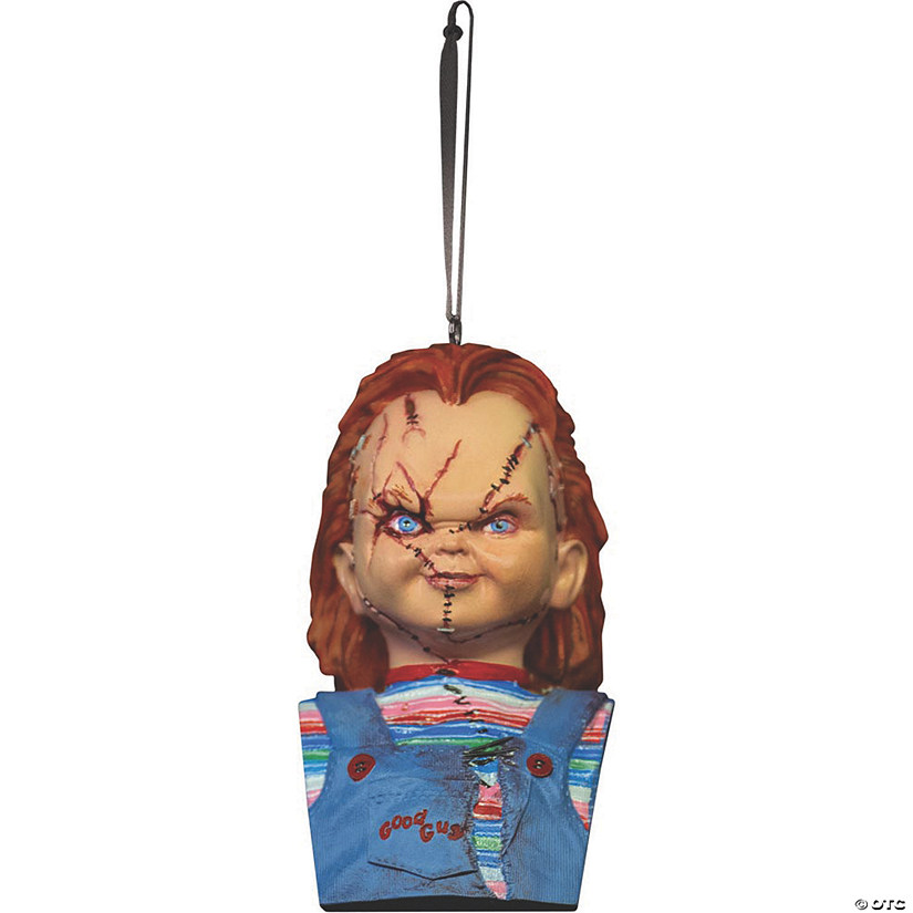 Bride of Chucky Bust Ornament Halloween Decoration Image