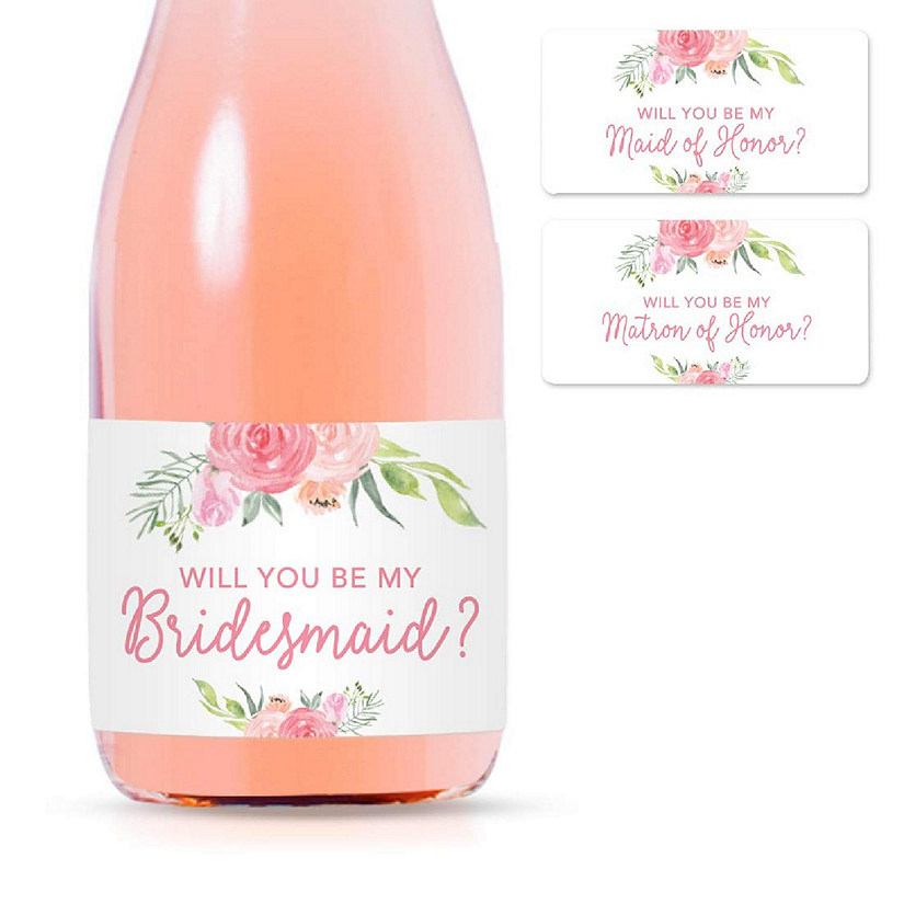 Bridesmaid Proposal Peach Roses 20pk Image