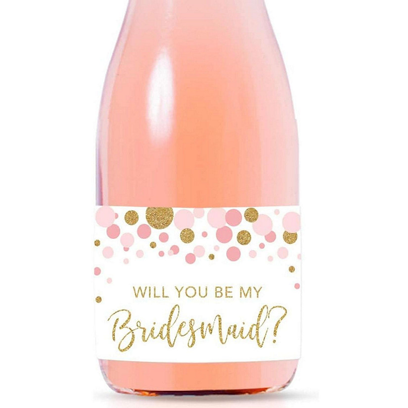 Bridesmaid Proposal Pink Confetti Image