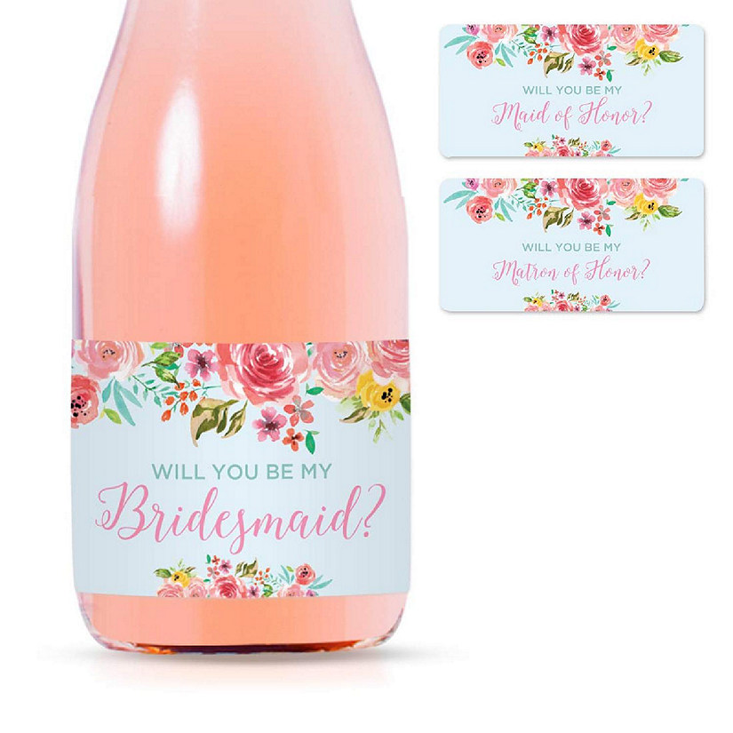 Bridesmaid Proposal Pink Roses 20pk Image