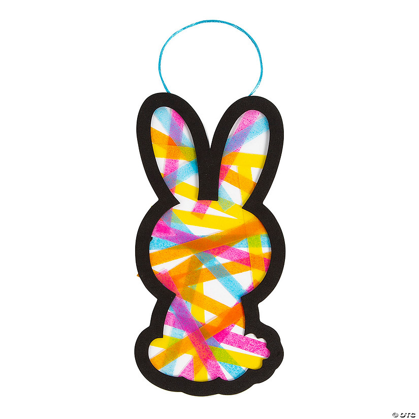 Bright Bunny Suncatcher Craft Kit - Makes 12 Image