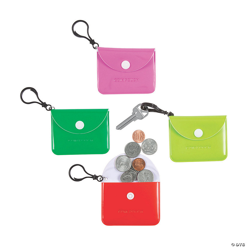 Bright Coin Purse Keychains | Oriental Trading