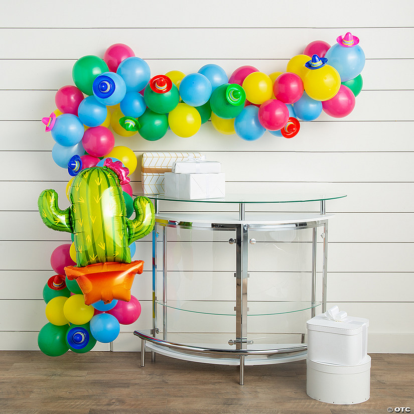 Bright Fiesta Balloon Garland Kit &#8211; 124 Pc.  Image