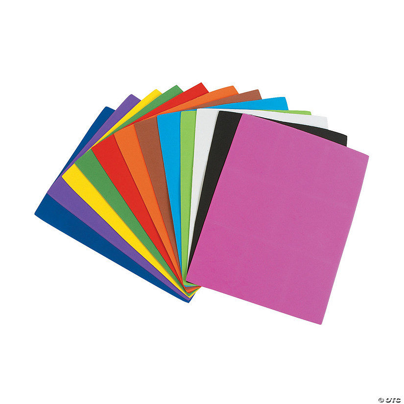 Bright Foam Sheets - 24 Pc. Image