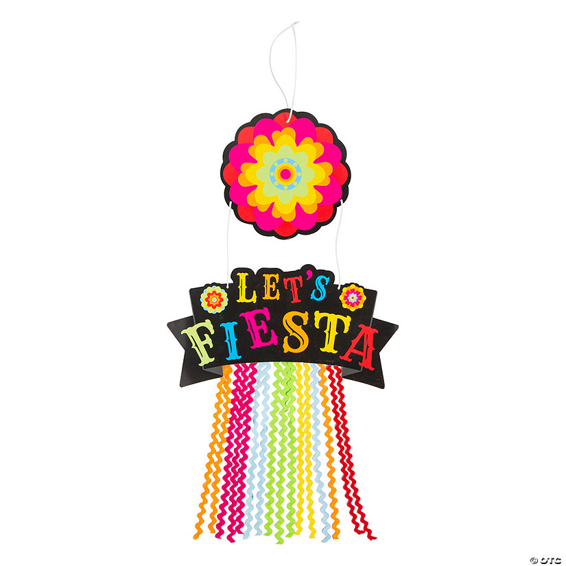Bright Let&#8217;s Fiesta Door Sign  Image