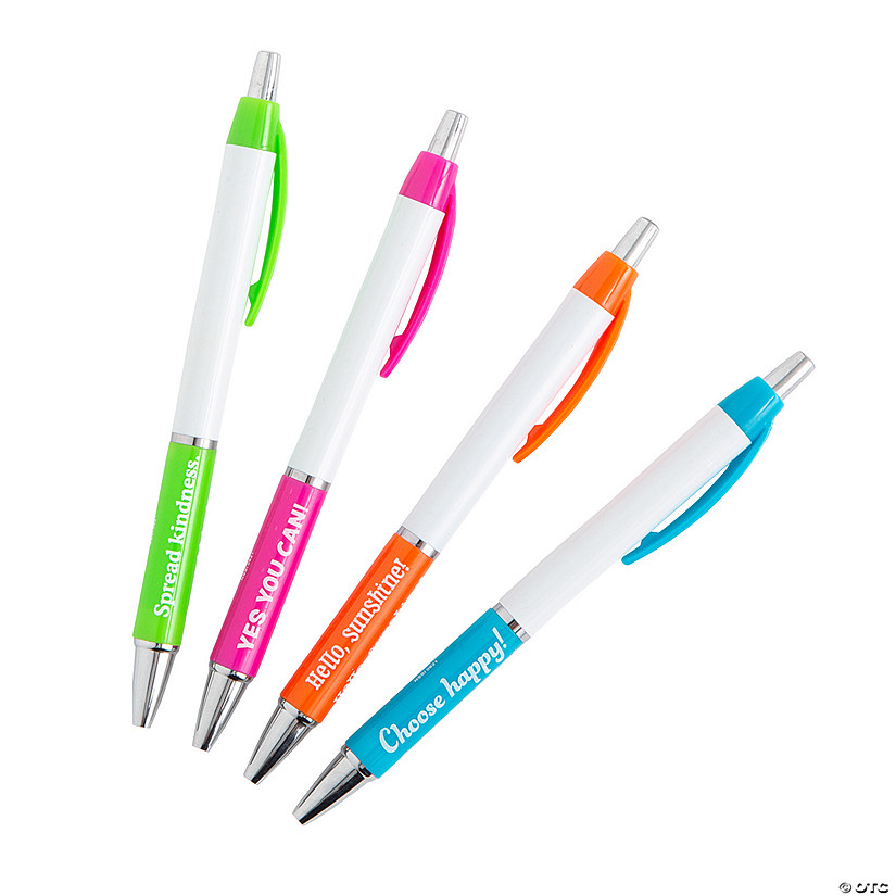 Bright Positive Sayings Pens Image