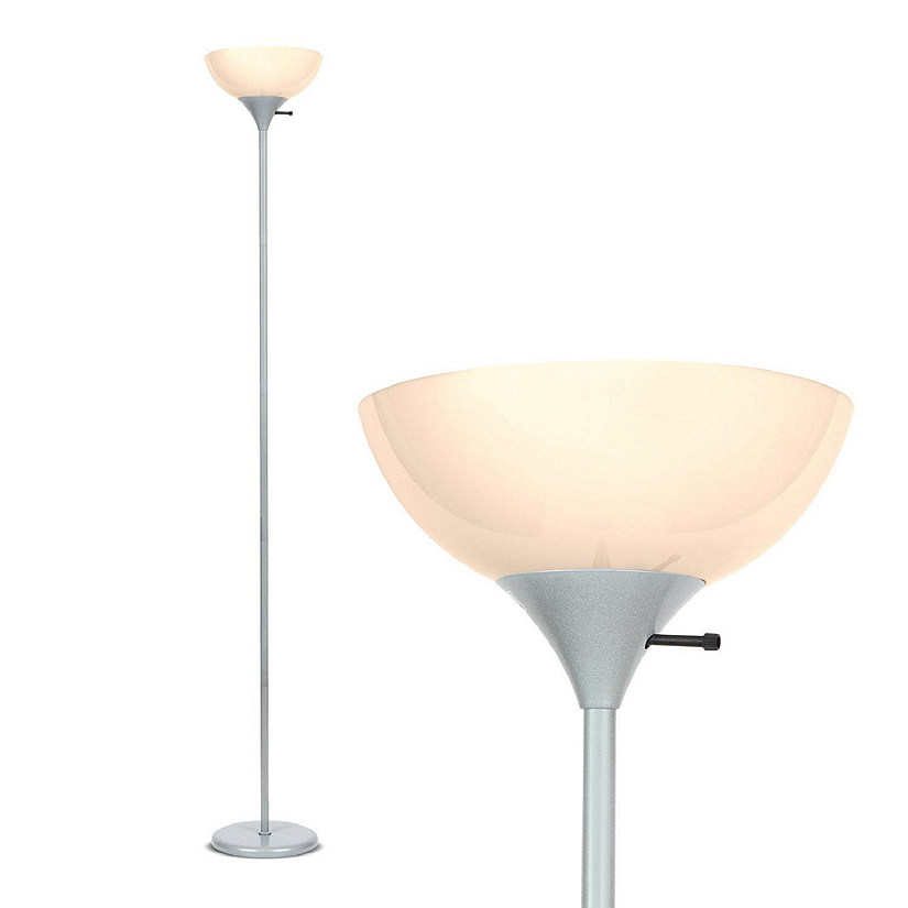 BRIGHTECH 72" SKY DOME LED SILVER FLOOR LAMP Oriental Trading