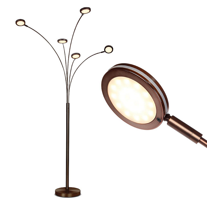 BRIGHTECH 74" ORION 5 BRONZE FLOOR LAMP Oriental Trading