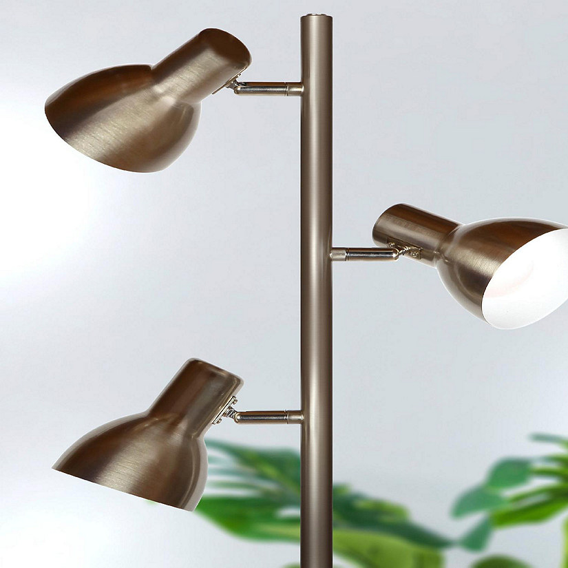 BRIGHTECH PLUS ETHAN LED FLOOR LAMP - NICKEL - 65.5" Image
