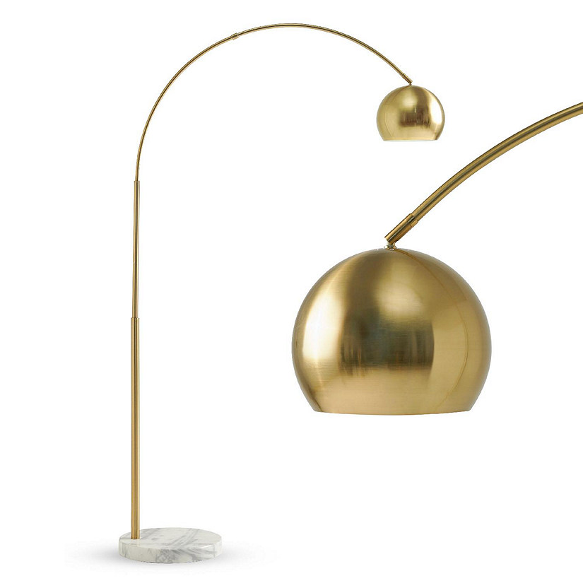 BRIGHTECH PLUS OLIVIA LED FLOOR LAMP BRASS 75" Oriental Trading