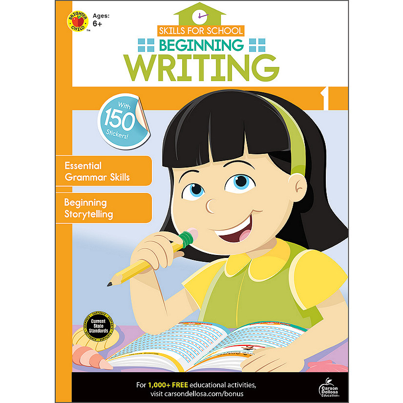 Brighter Child Beginning Writing Activity Book Image