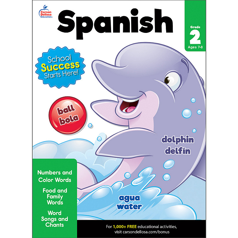 Brighter Child Spanish Workbook Grade 2 Image