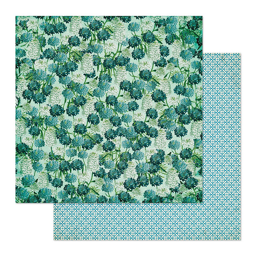 Brighton Double-Sided Cardstock 12"X12"-Hydrangea Image